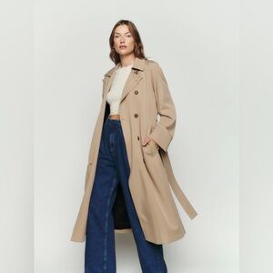 reformation Kensington Trench size M